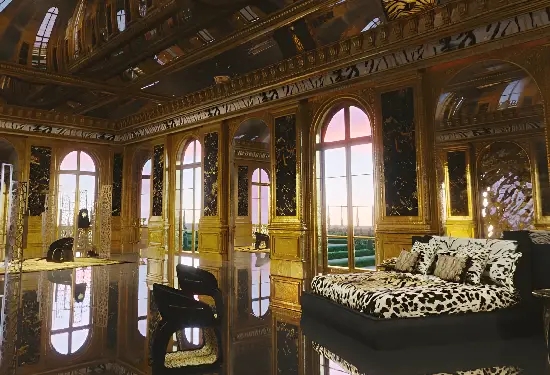 Environment preview of the Cavalli Mansion web experience